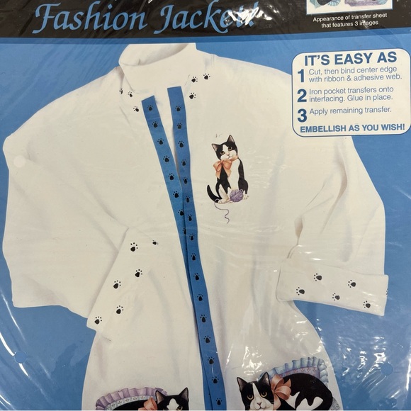 Cozy Cats vintage iron on transfers - Picture 6 of 13